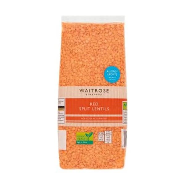 Waitrose Red Split Lentils 500g
