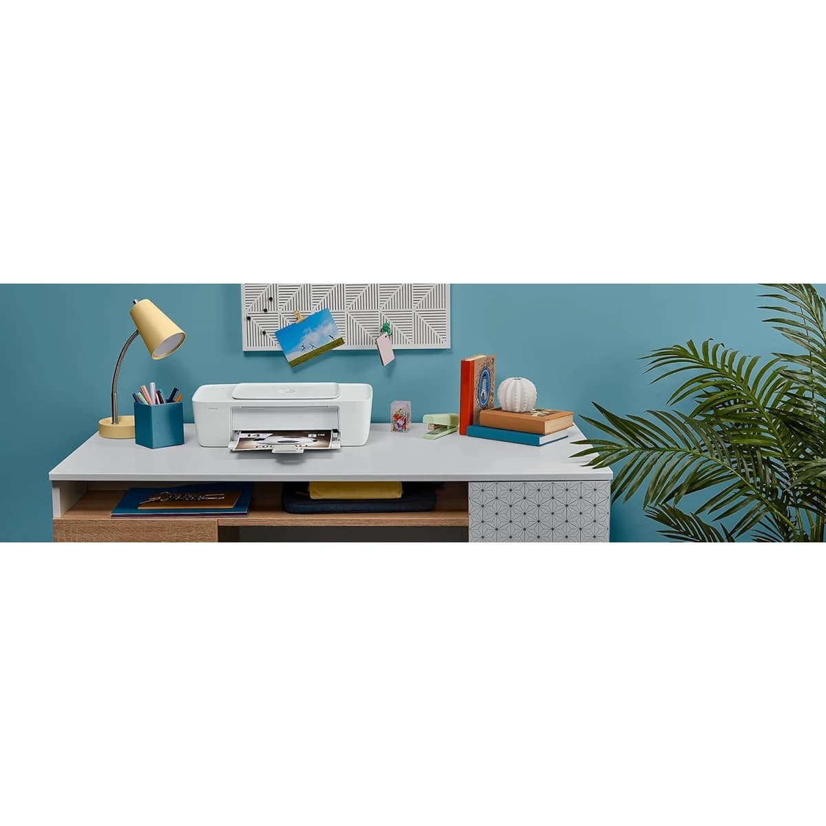 HP DeskJet 2320 All-in-One Printer, Color, Home Use, Print, Copy, Scan, White