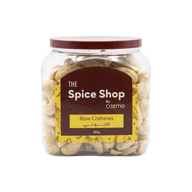 The Spice Shop Raw Cashews Jar 250g