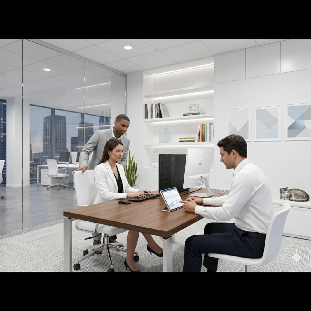 HP ProDesk 2 Tower G1i E Desktop PC with HP 24" Monitor