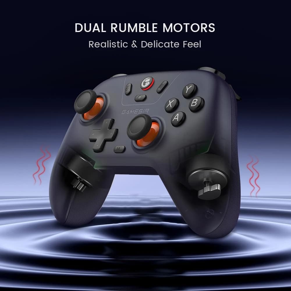GameSir Nova Lite T4N Wireless Controller for Windows PC, iPhone, Android, Switch & Steam Deck – Dark Purple