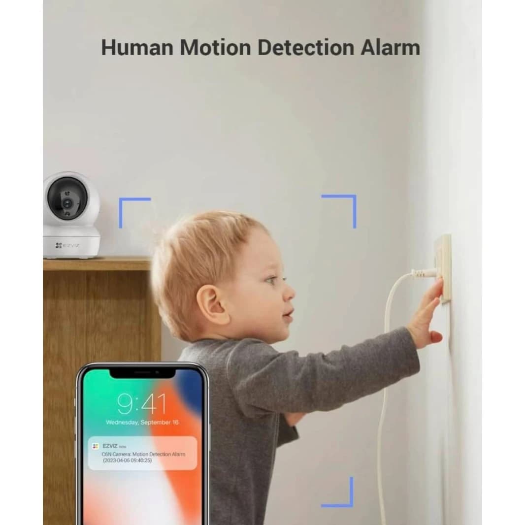 EZVIZ H6c Pro, 2K, 3MP WiFi Security Camera with Call Button