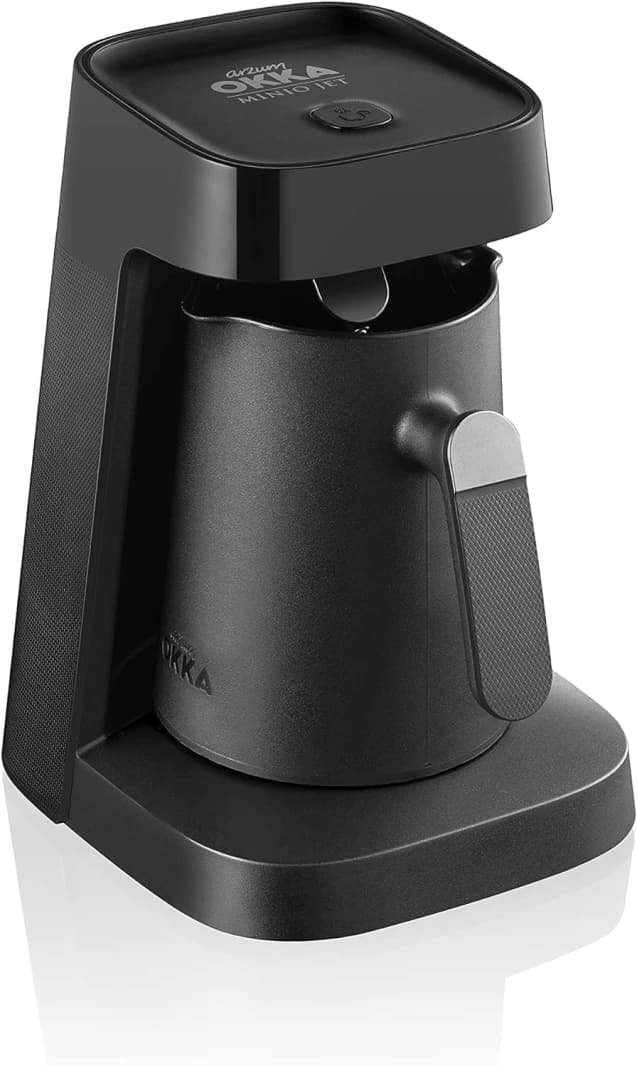 Arzum Okka Jet Automatic Turkish Coffee Maker, Black/Chrome
