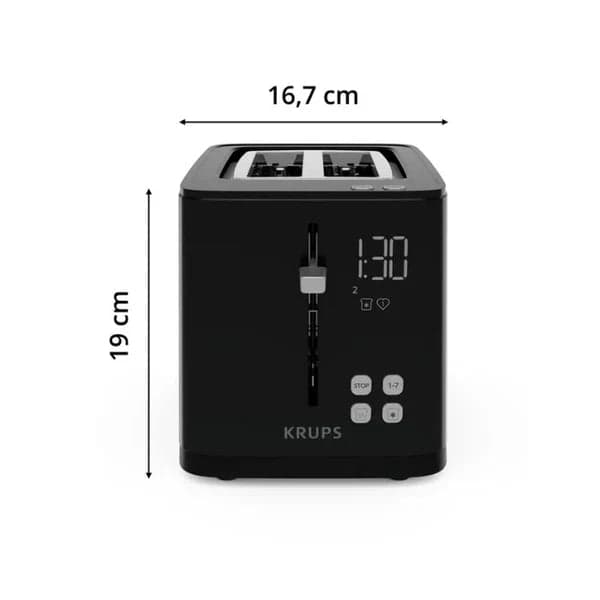 KRUPS KH641810 Toaster Two-Slice Grid