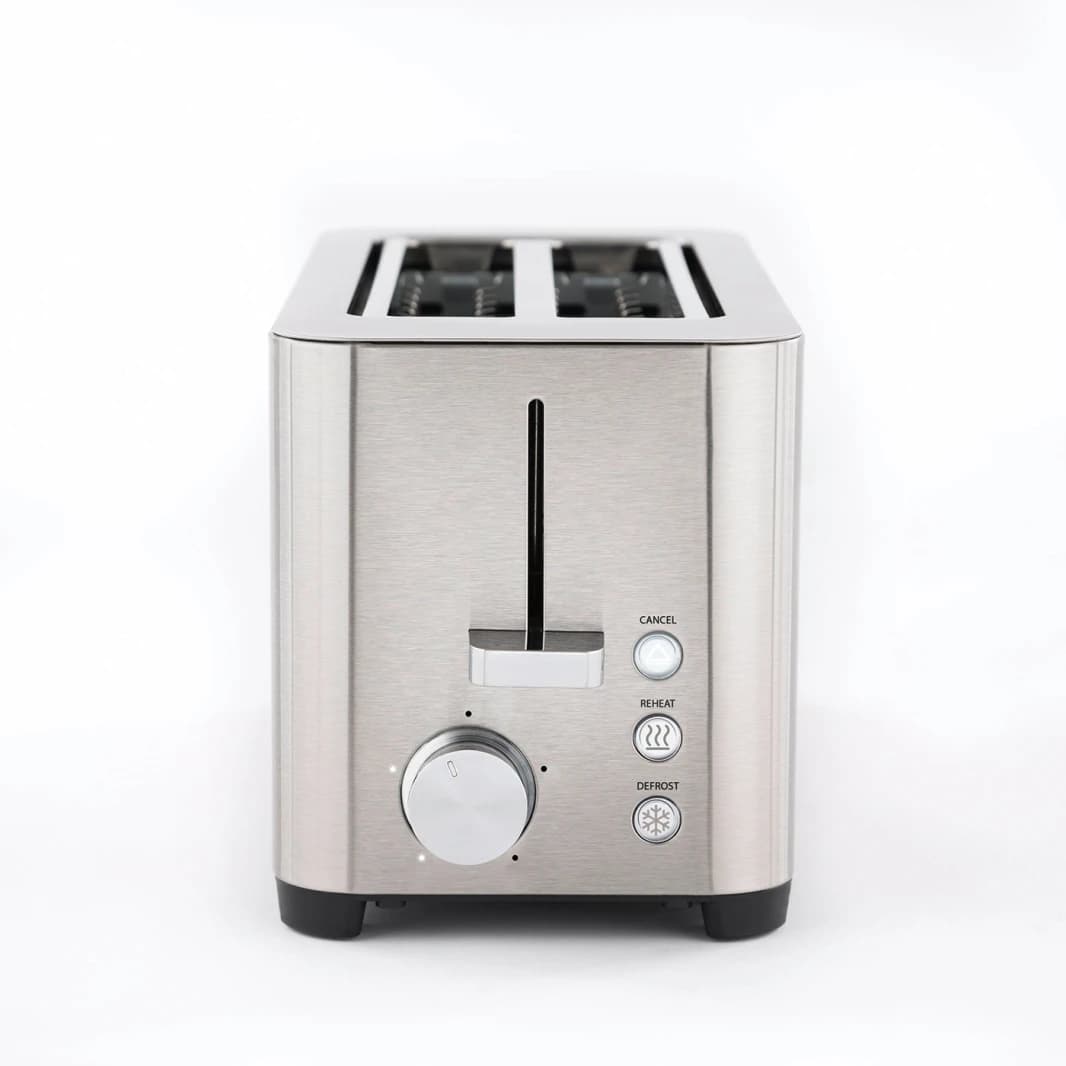 Caso Classic Toaster, 4 Slots, Stainless Steel, Rewarming & Defrosting Functions