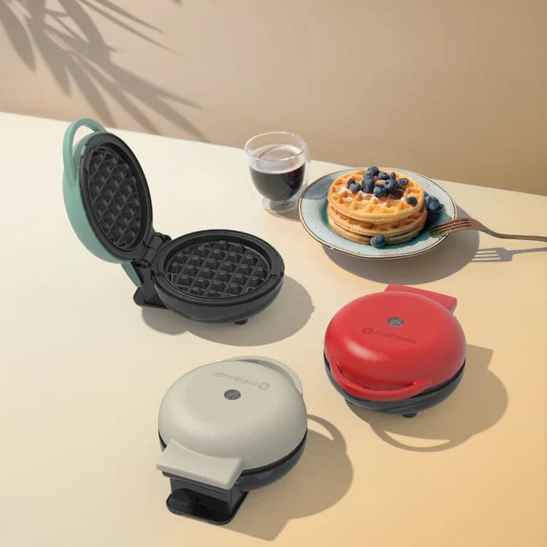 Nutricook Mini Waffle Maker - Nc-Wm100aq Aqua Marine