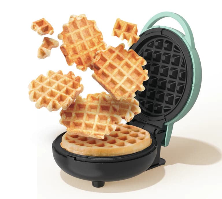 Nutricook Mini Waffle Maker - Nc-Wm100aq Aqua Marine