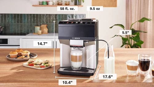Bosch TPE40307 Series 4 Fully Auto Espresso-Coffee Machine 1500w Inox Silver