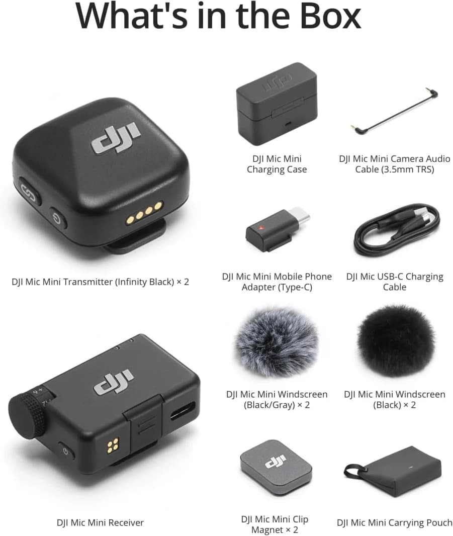 مايك صغير لاسلكي من DJI