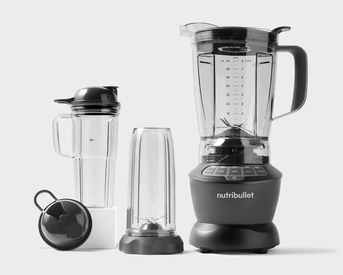Nutribullet Blender Combo, 1200w, 9 Pcs, Dark Grey
