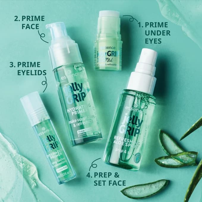 Hydrating Primer Gel Foundation for Even and Radiant Skin, Long-Lasting Makeup