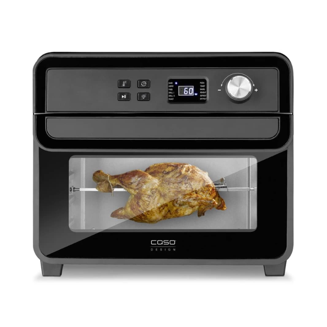 Caso Airfry Chef Hot Air Fryer With Timer, 1700W, Black, Temperature Range 40°C to 230°C