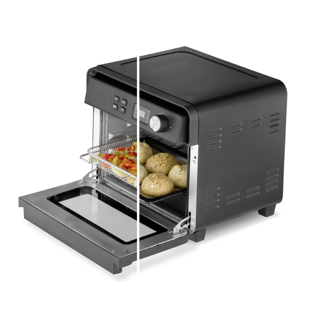 Caso Airfry Chef Hot Air Fryer With Timer, 1700W, Black, Temperature Range 40°C to 230°C