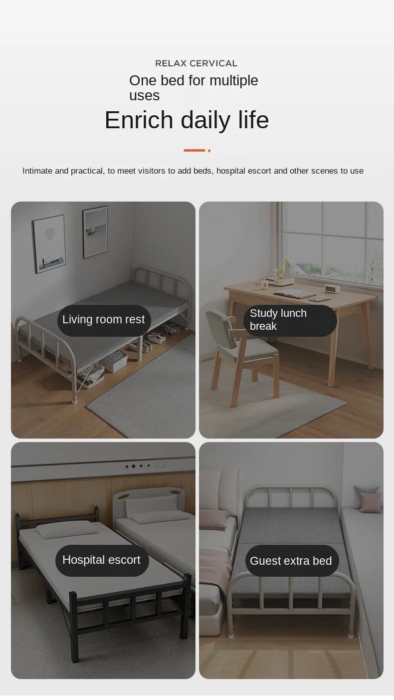 Folding Metal Bed