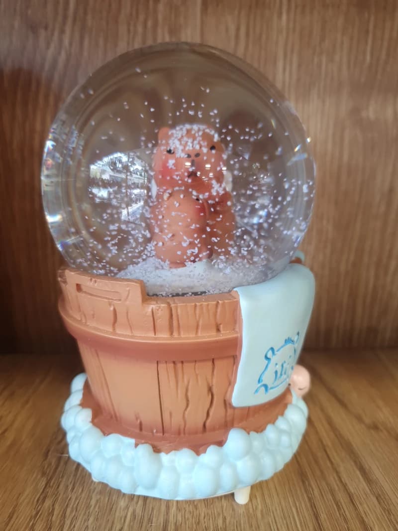 Phoenix Snow Globe with Adorable Tiny Figurine Design for Decor Enthusiasts