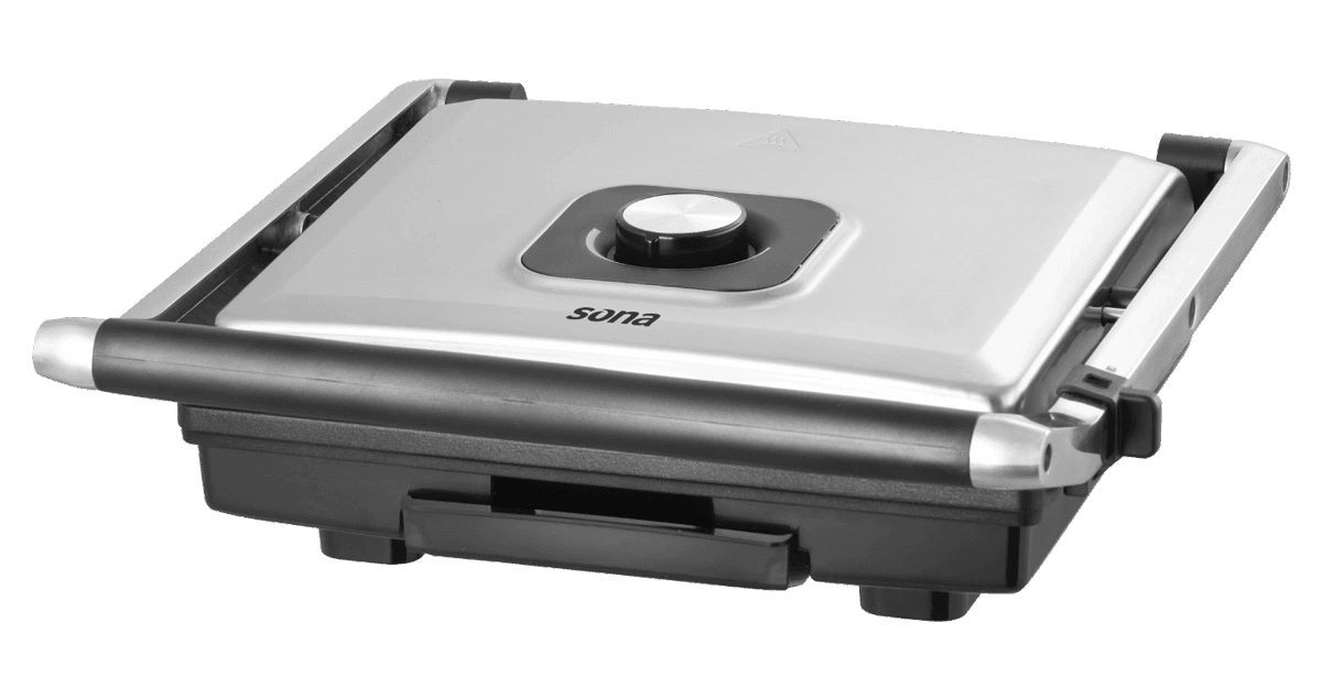 Sona Grill 2000W 4 Slices Temperature Control and Non-Stick Plates