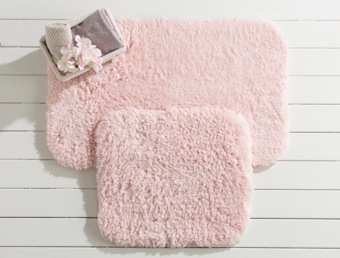 Sheep Bath Mat Set | Plush Dual-Texture Bathroom Rug | Madame Coco