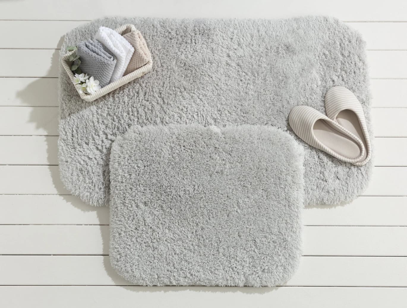 Sheep Bath Mat Set | Plush Dual-Texture Bathroom Rug | Madame Coco