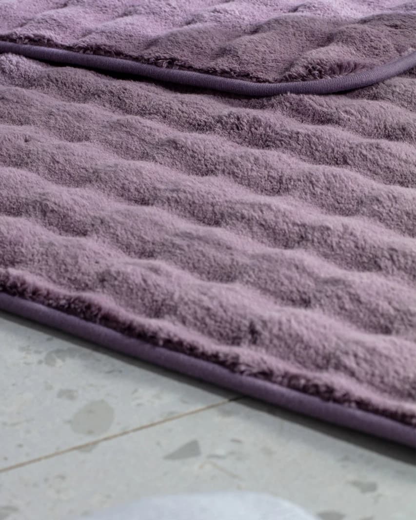 Reflet Bubble 2-Piece Bath Mat Set