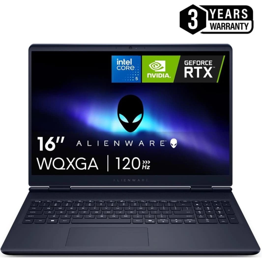Dell Alienware 16 Gaming Laptop, 16" QHD+ 120Hz, Intel Core i9, RTX 5060