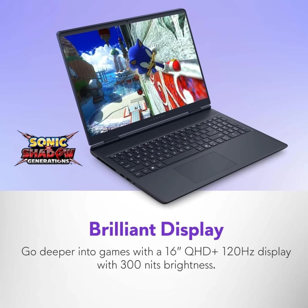 Dell Alienware 16 Gaming Laptop, 16" QHD+ 120Hz, Intel Core i9, RTX 5060