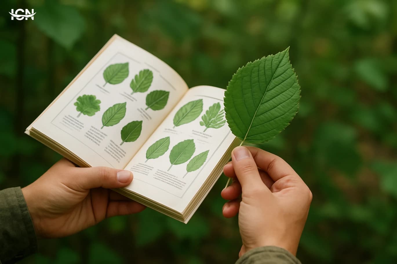 كيف تقرأ أوراق الأشجار في الطبيعة