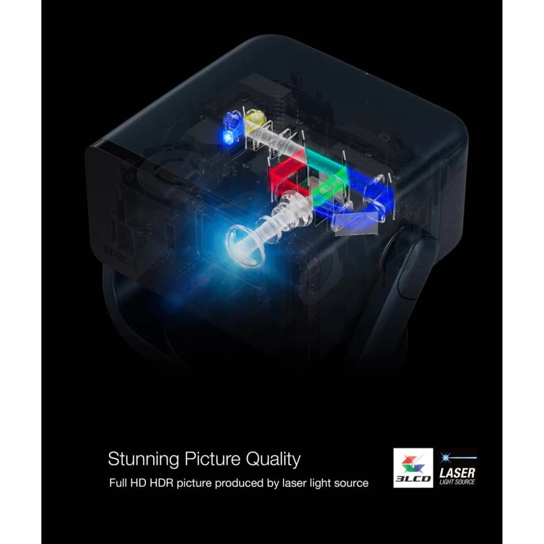 Epson EpiqVision Mini EF21 Portable Smart Laser Projector
