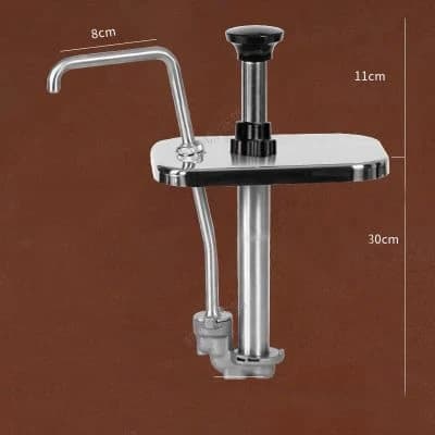 Condiment/Sauce Dispenser with Stainless Steel Pump 1 x 2 Litre