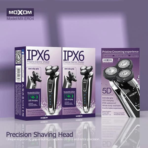 MOXOM MX-ER04 IPX6 Pristine Electric Shaver