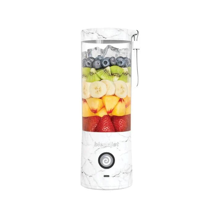 BlendJet 2 Portable Blender 16oz – BPA Free, USB-C, Pulse Mode | Watermelon Raspberry Print
