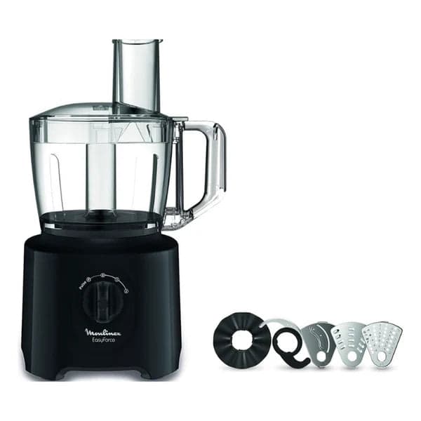 MOULINEX Easy Force Food Processor & Blender 800W - 6 Attachments, 25 Functions