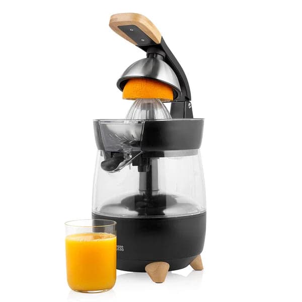 Princess Citrus Juicer Pure - 300W Bamboo Press with 3-Way Spout