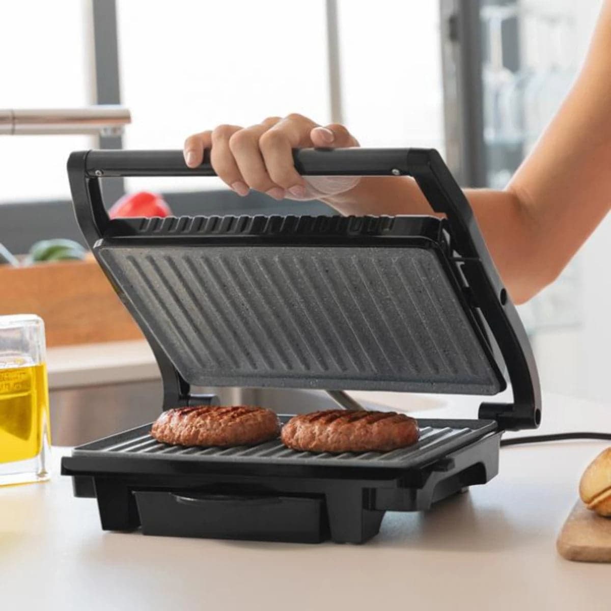Cecotec Rock’nGrill 1000 Dark Contact Grill