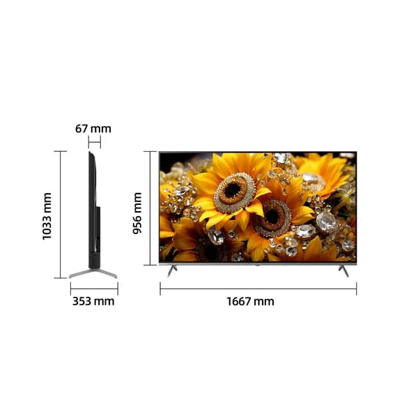 CHIQ 75" QLED 4K Google TV – 120Hz Refresh Rate