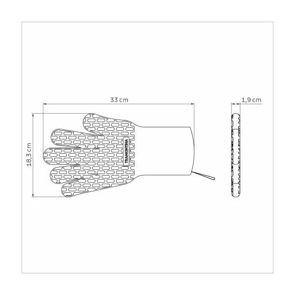 Tramontina Churrasco 33 cm BBQ Gloves Set – Double Protection