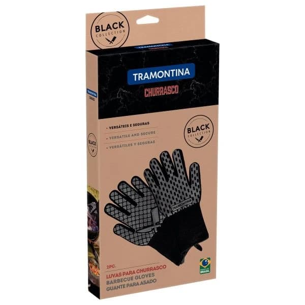 Tramontina Churrasco 33 cm BBQ Gloves Set – Double Protection