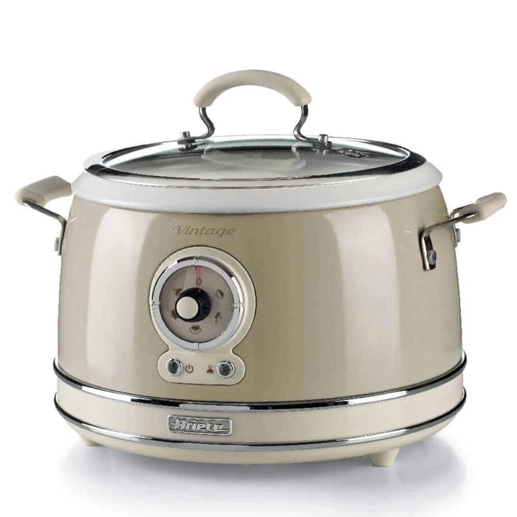 Ariete Vintage Multi-Function Rice/Slow Cooker – Beige