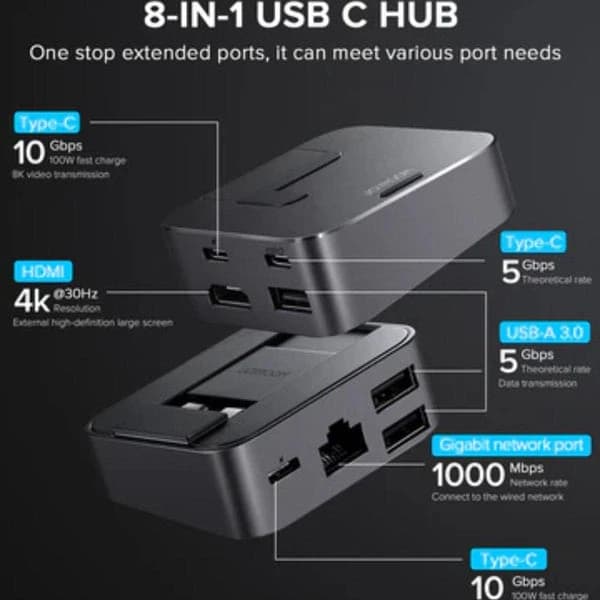محطة توسعة JOYROOM S-H121 J-Cube متعددة الوظائف