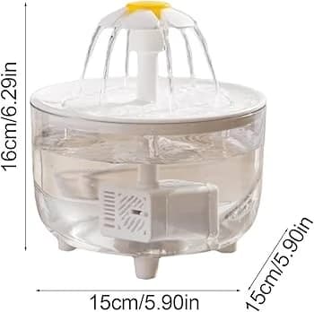 Transparent Cat Water Fountain