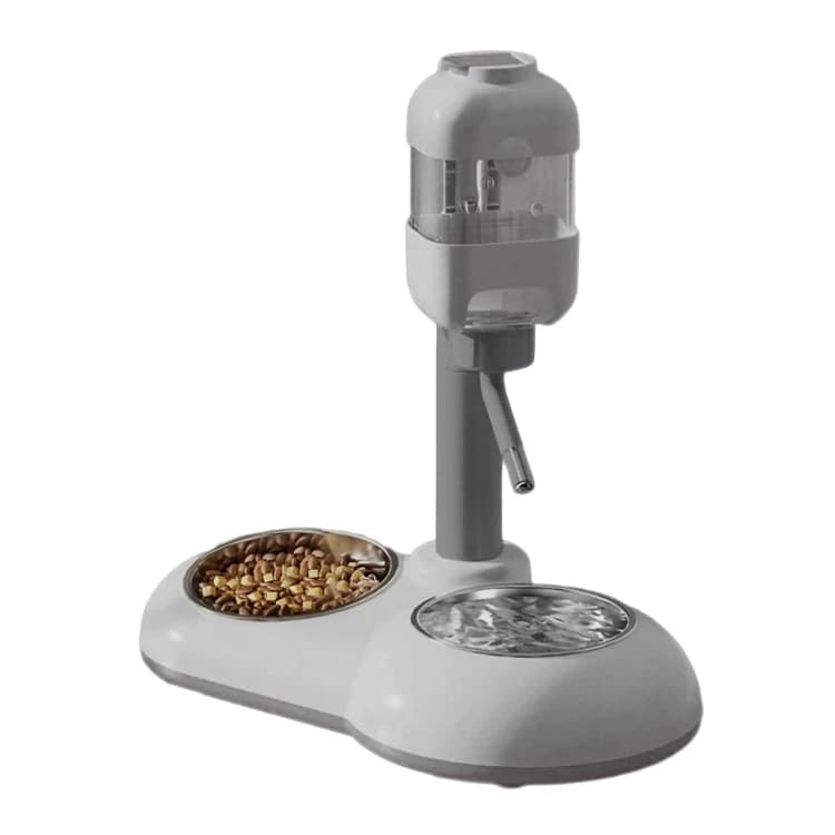 Double Stainless Dish with Drinker