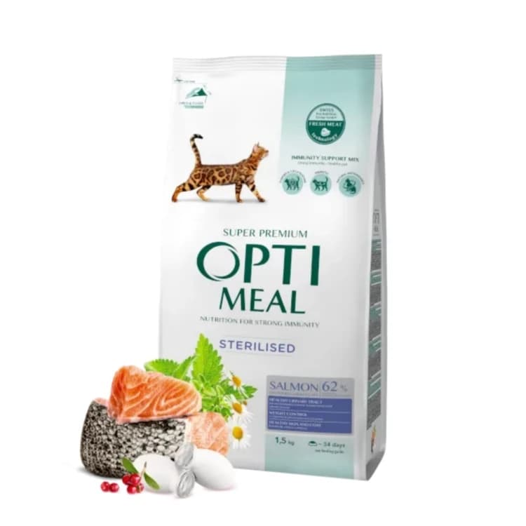 Optimeal - Sterilized Cats - Salmon