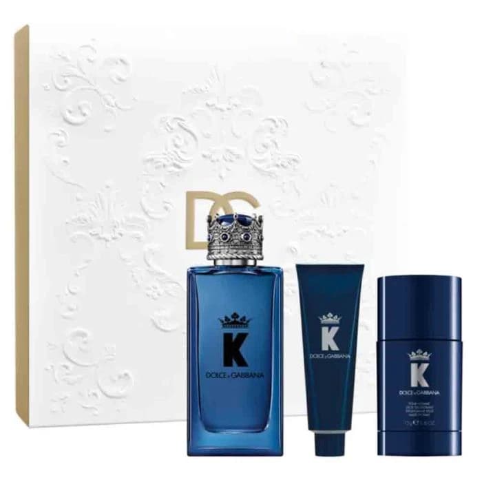 Dolce & Gabbana K EDP 100Ml + Shower Gel 50Ml + Deodorant 75Ml Gift Set For Men