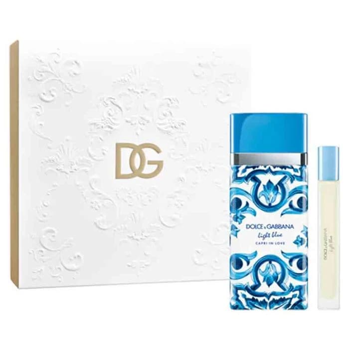 Dolce & Gabbana Light Blue Capri In Love EDT 100Ml + EDT 10Ml Gift Set For Men