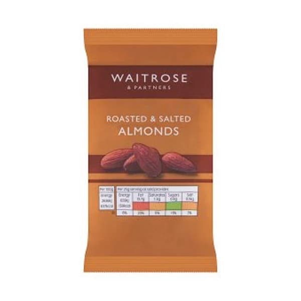 Waitrose Roasted Salted Almonds 100g