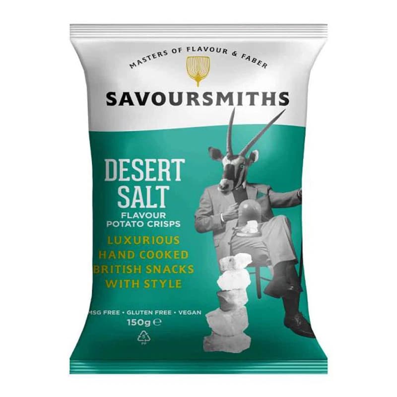 Savoursmiths Desert Salt Potato Crisps 150g