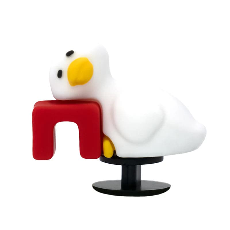 Sleepy Duck 3D Charm