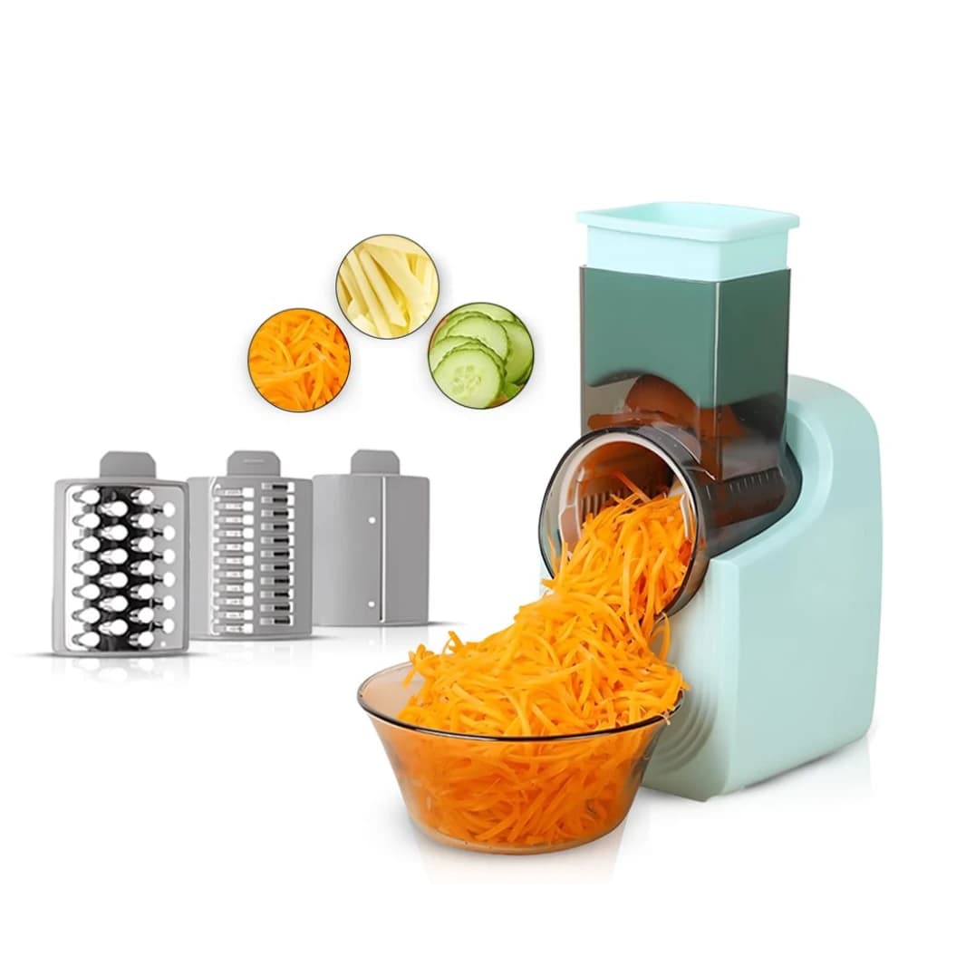 Rechargeable Vegetable Cutter (3 in 1)