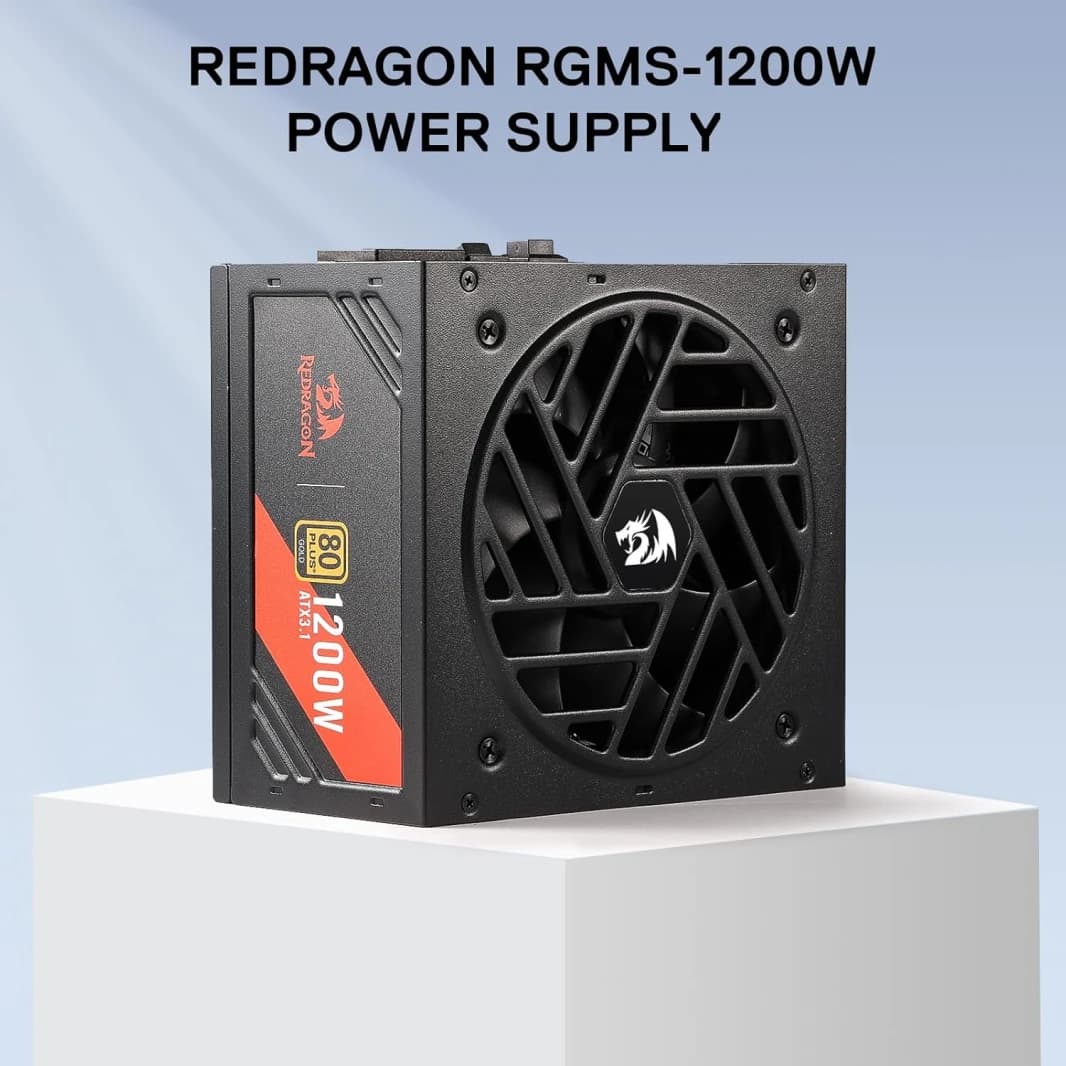 Redragon RGMS-1200W PRO 80+ Gold 1200 Watt Power Supply