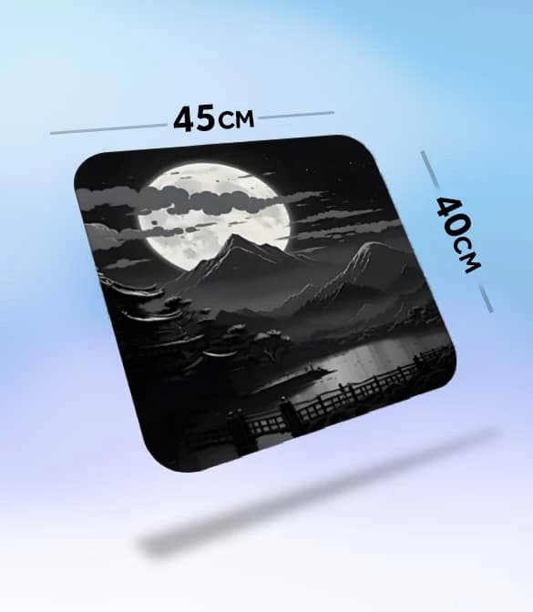 Japanese Vintage Landscape Mouse Pad (Large Size)