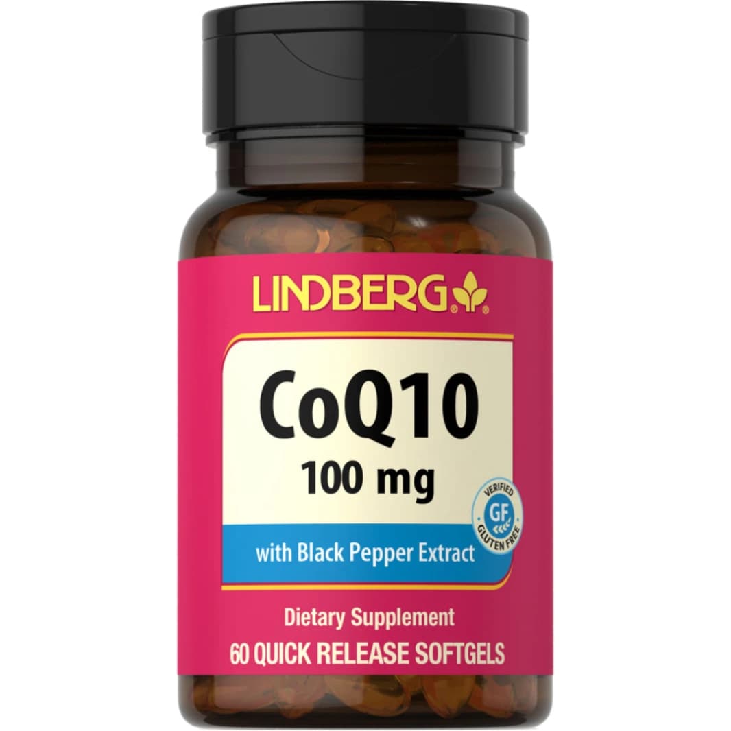 Lindberg CoQ10 100 mg with Increased Absorption 60 Capsules